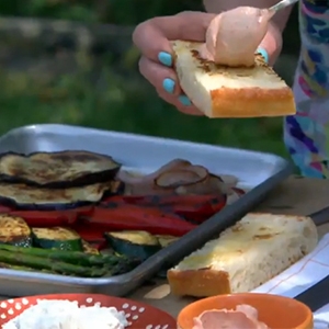 Grilled Vegetable Sandwich on the Evo Flattop Griddle