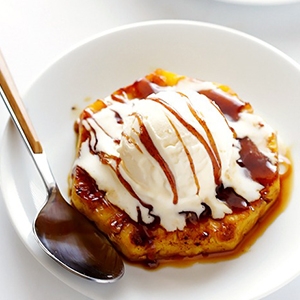 Rum Soaked Grilled Pineapples on the Evo Griddle