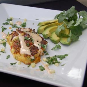 Roasted Vegetable Corn Cakes with Chipotle Cream - Evo America, LLC - Official Site