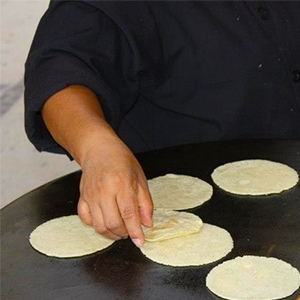 Homemade Flour Tortillas on the Evo Flattop Griddle